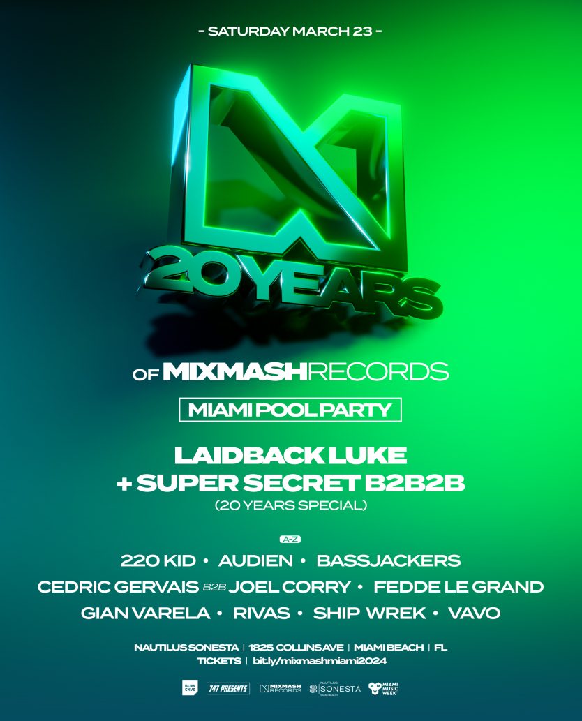 Mixmash 20 Years: Miami Pool Party