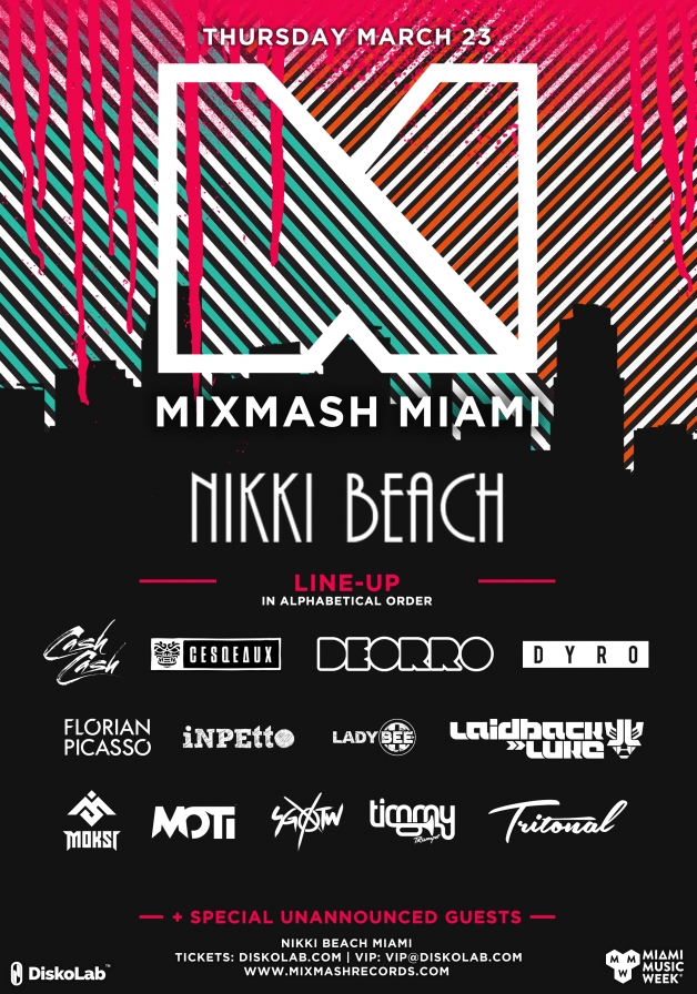 Mixmash Miami: Nikki Beach 2017